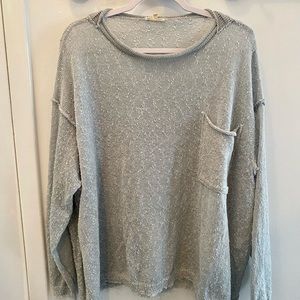 NWOT Three Bird Nest Jolene pullover light blue medium